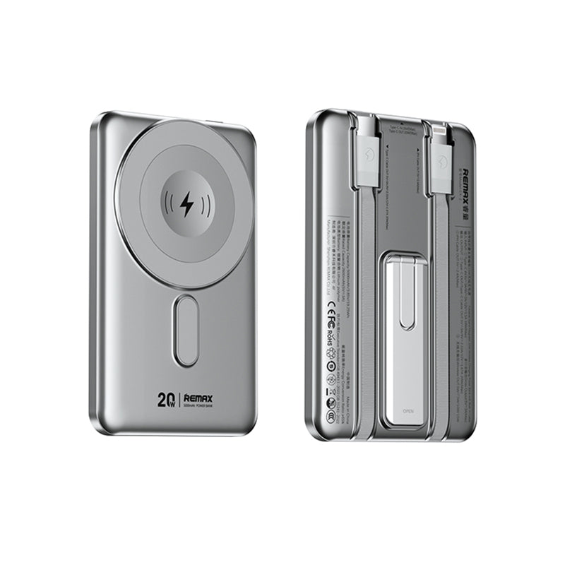Power Bank Magsafe REMAX CX-1 15W 5000mAh srebrni