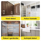 Set 6 pločica za popravku šarki na nameštaju