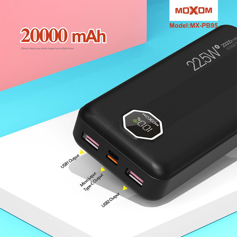 Power bank Moxom MX-PB95 20000mAh SCP22.5W+PD20W beli