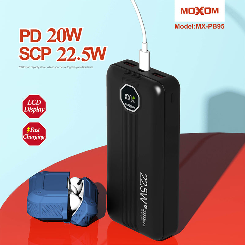 Power bank Moxom MX-PB95 20000mAh SCP22.5W+PD20W beli