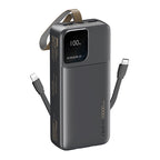 Power Bank Rellaen Series 2.4A Cabled Fast Charging RPP-659 30000mAh crni