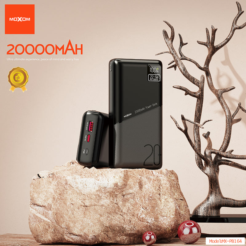 Power bank Moxom MX-PB164 PD20W+ QC22.5W 20000mAh