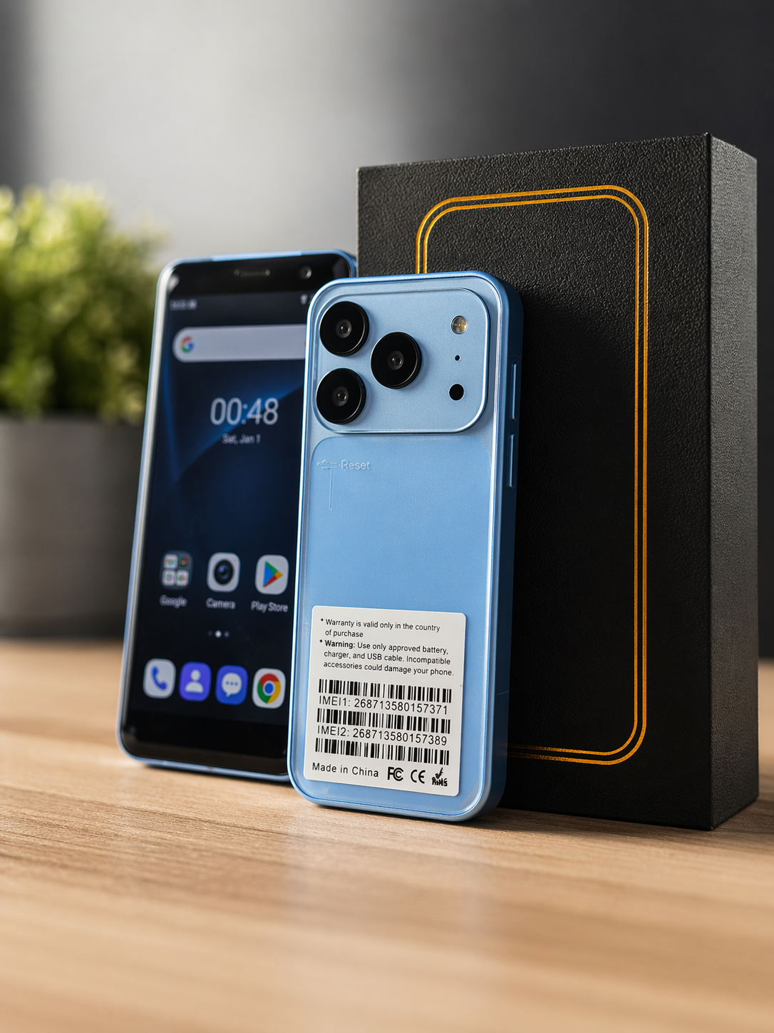 Kompaktni Android 12 Mini Smartphone 3.88" | 3GB RAM + 32GB | Dual SIM | 4G LTE