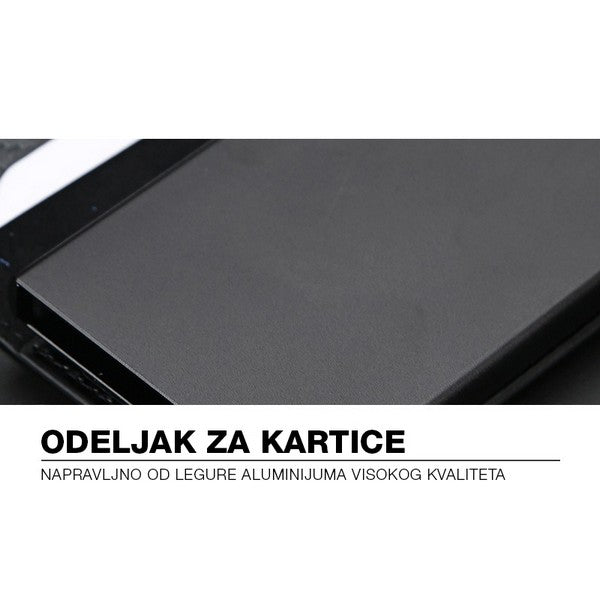 NOVČANIK KOŽNI – BLACK