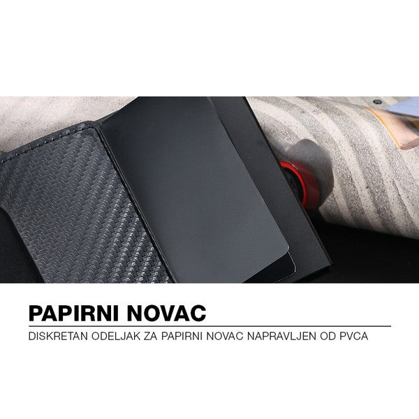 NOVČANIK KOŽNI – BLACK