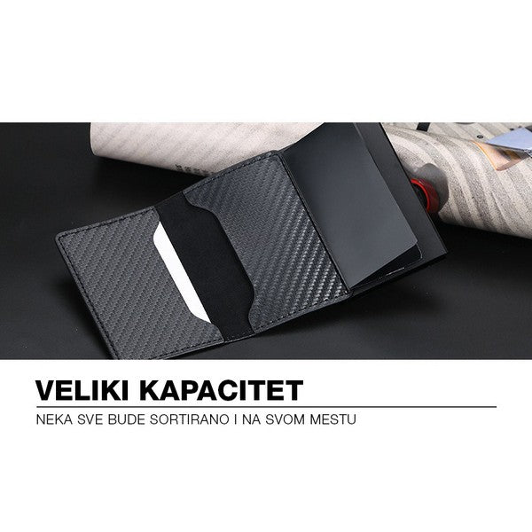 NOVČANIK KOŽNI – BLACK