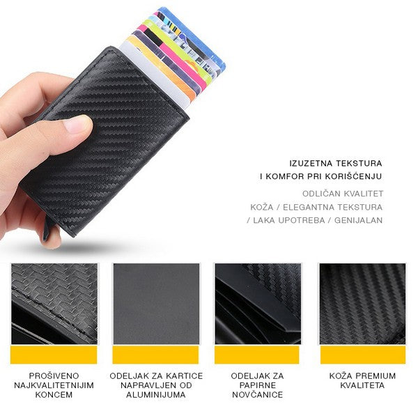 NOVČANIK KOŽNI – BLACK