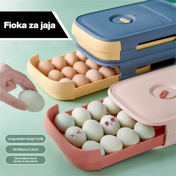 PLASTIČNA KUTIJA ZA ODLAGANJE JAJA