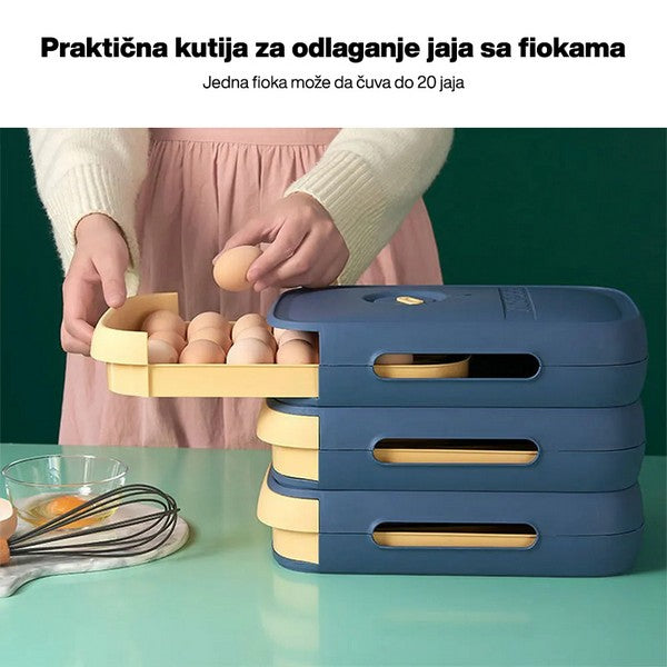 PLASTIČNA KUTIJA ZA ODLAGANJE JAJA