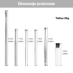 1+1 AKCIJA 12-delni set za nokte + 6-delni set za negu ušiju