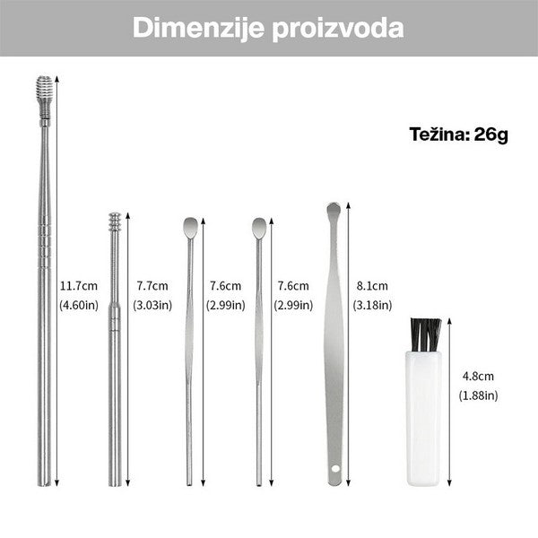 6-DELNI SET ZA NEGU UŠIJU