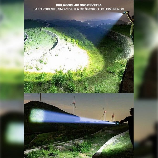 RUČNA LED BATERIJSKA LAMPA