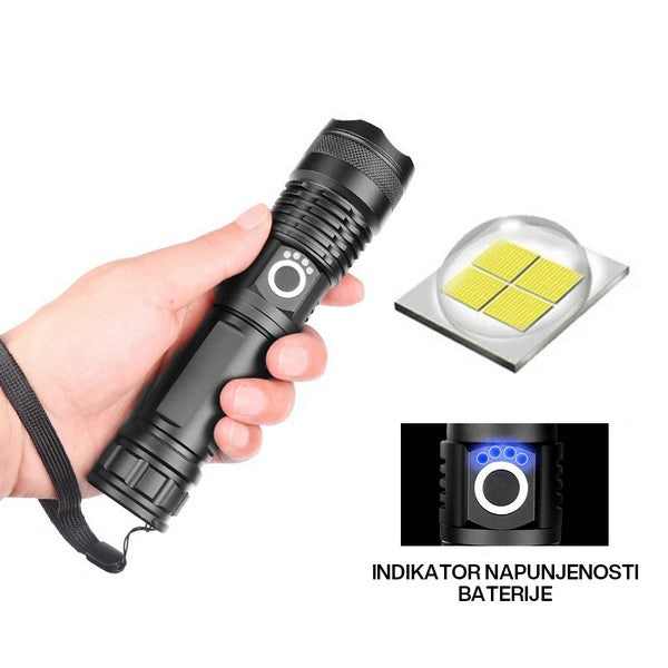RUČNA LED BATERIJSKA LAMPA