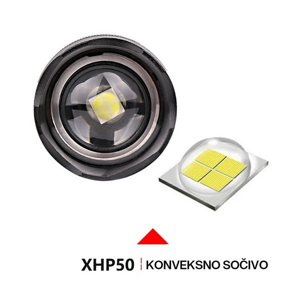 RUČNA LED BATERIJSKA LAMPA