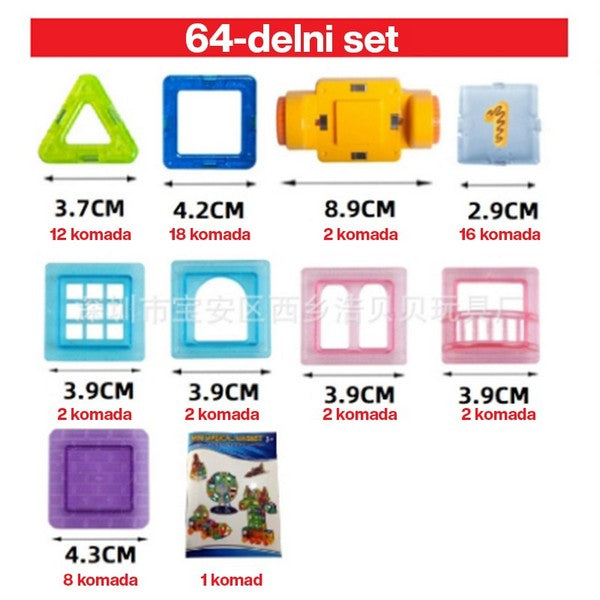 SET ZA IGRANJE SA MAGNETIMA MAGNETIX