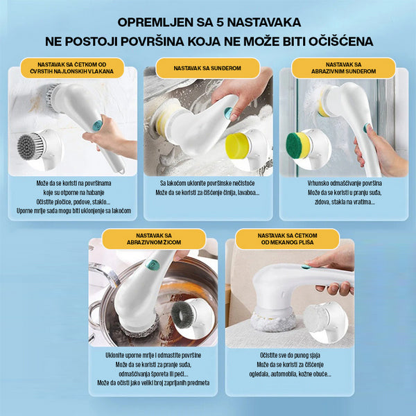 ELEKTRIČNA ROTIRAJUĆA ČETKA ZA ČIŠĆENJE
