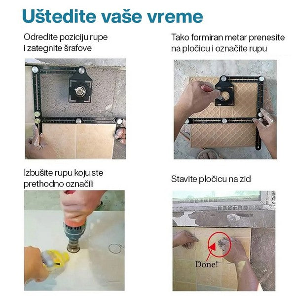HEKSAGONALNI UGAONI LENJIR