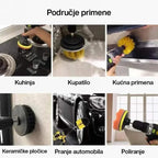 SET ČETKI ZA DUBINSKO PRANJE