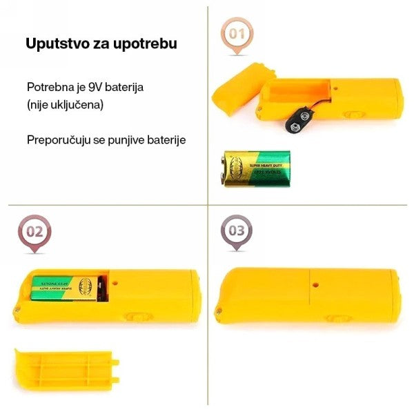 ULTRAZVUČNI PLAŠLJIVAC PASA