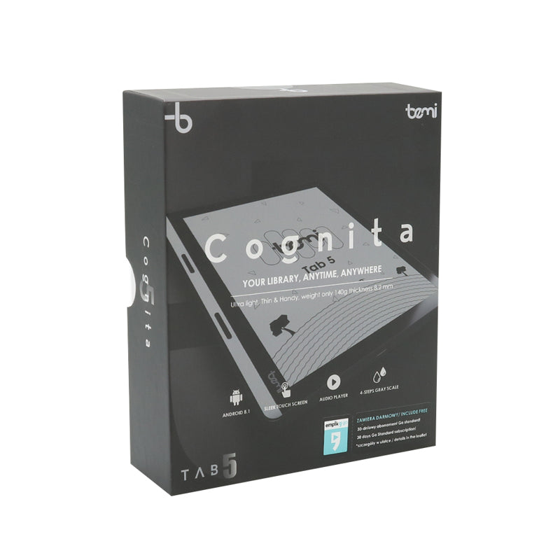 Bemi Cognita Tab 5 EB52 e-book reader – E-Ink, 16GB, Wi-Fi