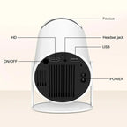 HY300 Pro Smart projektor – Android, Wi-Fi 6, Bluetooth, beli