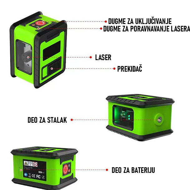 Laserski nivelir za profesionalce i amatere Linero