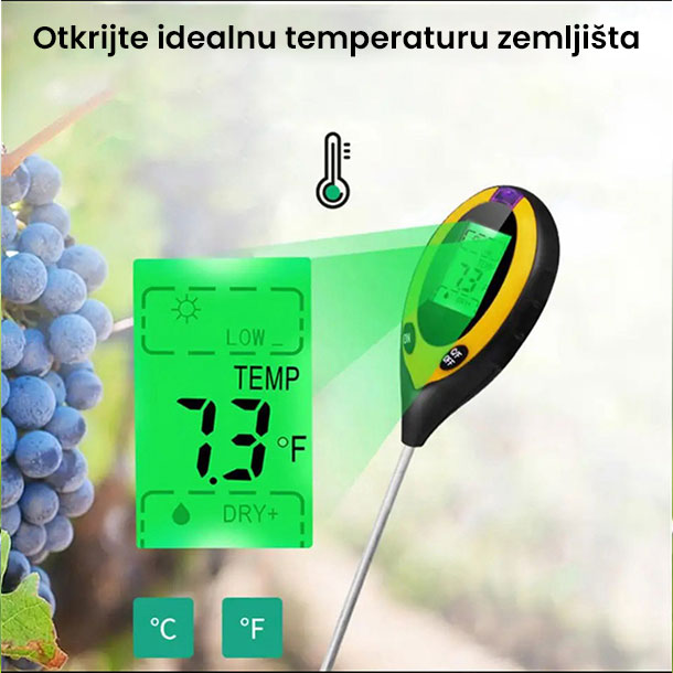 Pametni 4 u 1 ispitivač zemljišta TerraScan