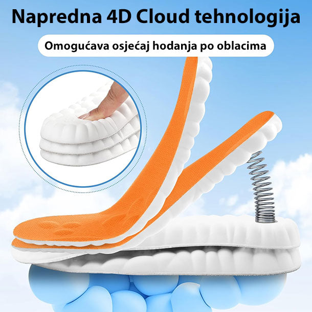 Zaboravite na umorna stopala i uživajte u lakoći svakog koraka uz Cloud Step uloške za obuću