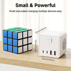 Multifunkcionalni zidni adapter 7u1 – 3 utičnice + 4 USB porta