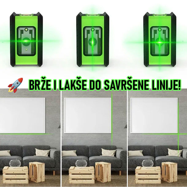 Laserski nivelir za profesionalce i amatere Linero