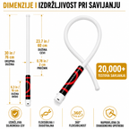 Fleksibilna LED radna lampa 800 lm – savitljiva i punjiva