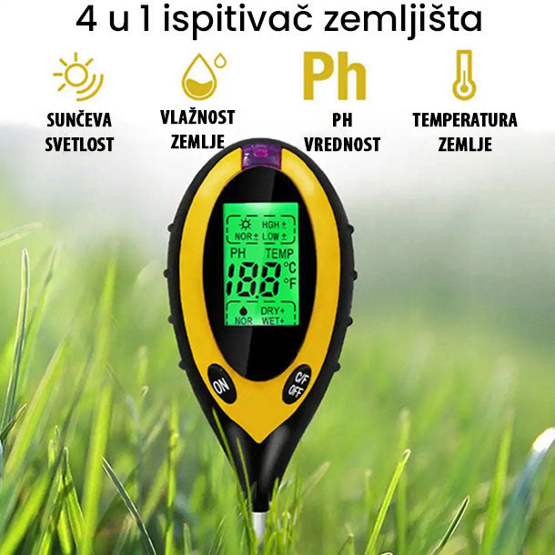 Pametni 4 u 1 ispitivač zemljišta TerraScan