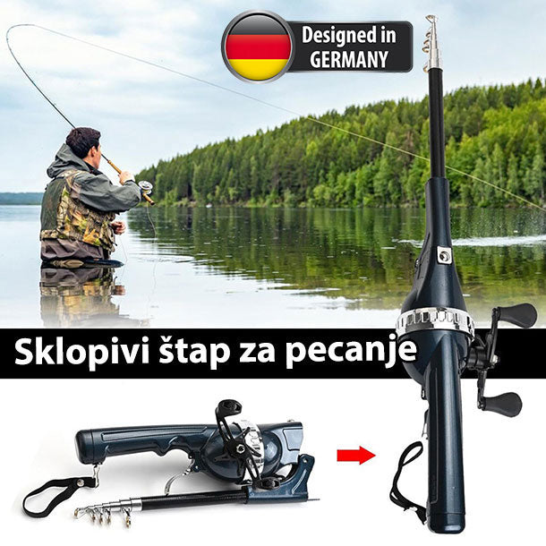 Profesionalni sklopivi štap za pecanje ProFish X
