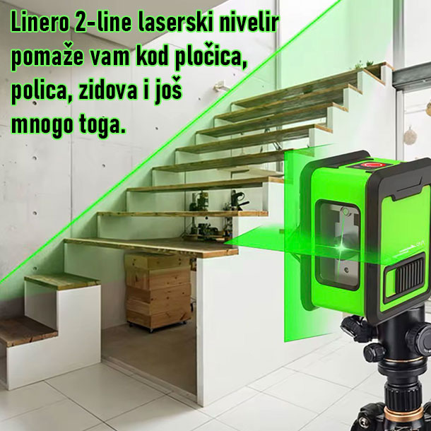 Laserski nivelir za profesionalce i amatere Linero