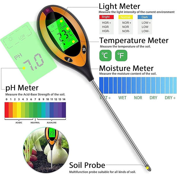 Pametni 4 u 1 ispitivač zemljišta TerraScan
