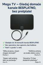 Digitalna sobna TV antena - MegaTV